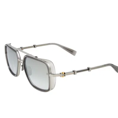 Balmain Full Frame Sunglasses In Gray