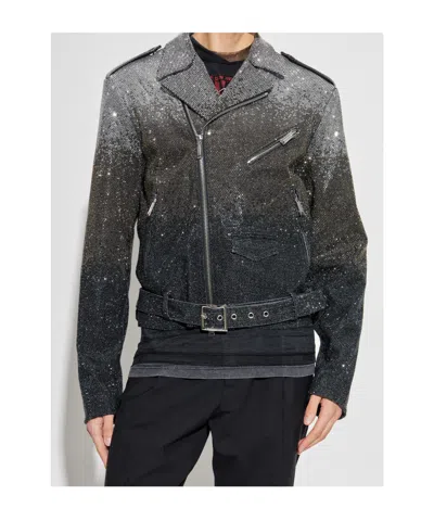 Dsquared2 Long Sleeve Casual Jacket In Black