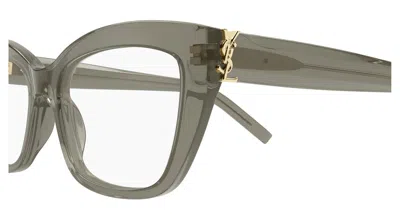 Saint Laurent Full Frame Plain Mirror In Blue