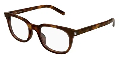 Saint Laurent Full Frame Plain Mirror In Brown