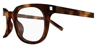 Saint Laurent Full Frame Plain Mirror In Brown