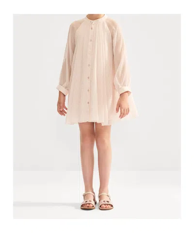 Dior Round Neck Dress In Pink