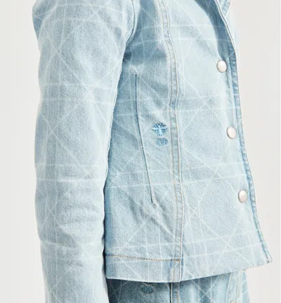 Dior Long Sleeve Jacket In Blue