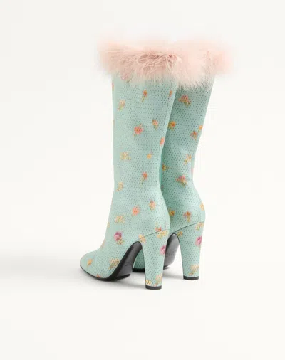 Valentino Hotty Boots In Green