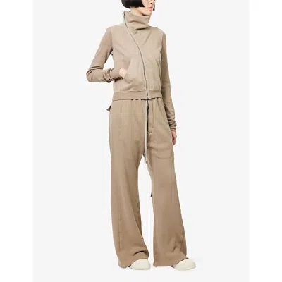 Rick Owens Drkshdw Womens Dirty Pearl Mountain Sweat Cotton Jacket In Neutral