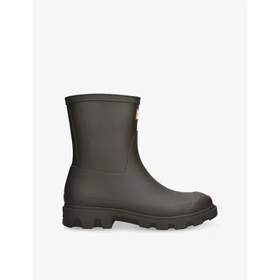Hunter Downpour Short Wellington Boots In Gray