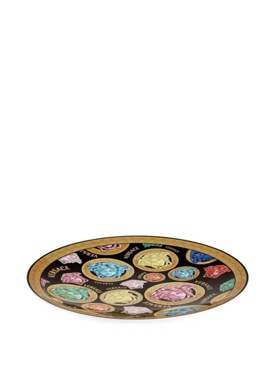 Versace Home Medusa Amplified Round Charger Plate (33cm) In Multi