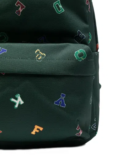 Polo Ralph Lauren Printed Backpack In Green