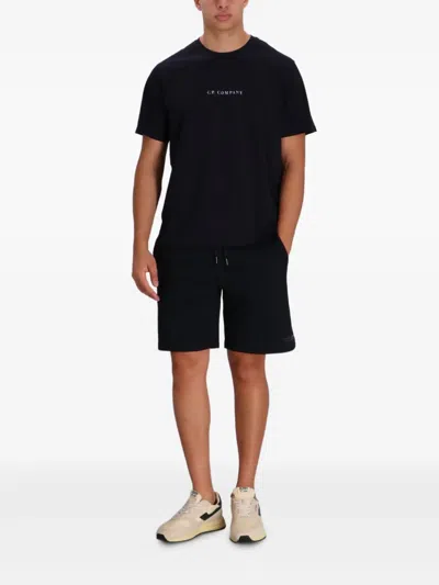 C.p. Company Logo T-shirt In Black