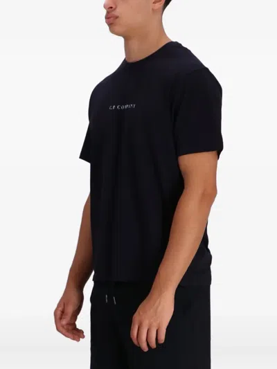 C.p. Company Logo T-shirt In Black