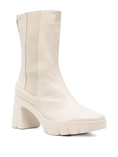 Hogl Panelled Mic-calf Boots In Neutral