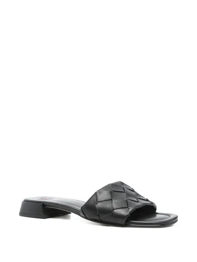 Hogl Felina Interwoven Sandals In Black