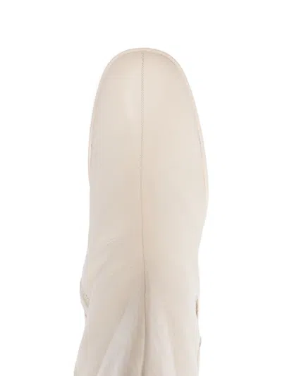 Hogl Panelled Mic-calf Boots In Neutral