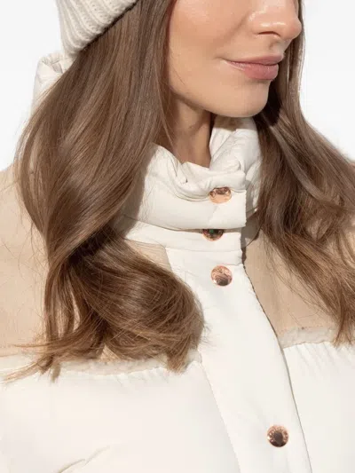 Moncler Embellished Alpaca And Wool-blend Beanie In Brown