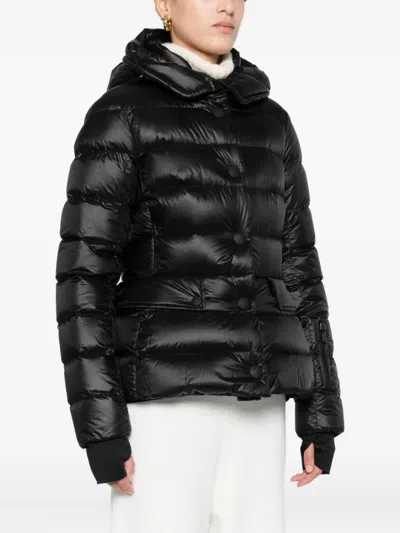 Moncler Grenoble Armoniques Button-up Down Jacket In Black