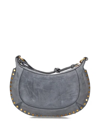 Isabel Marant Oskan Moon Small Shoulder Bag In Gray