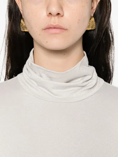 Caliban Roll-neck Sweater In Neutral