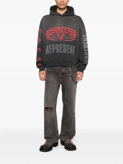 Represent Man Black Knitwear In Black