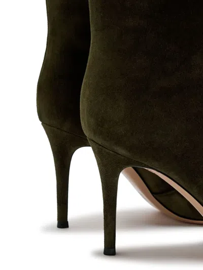 Gianvito Rossi Hansen Cuissard Suede Over-the-knee Boots In Brown