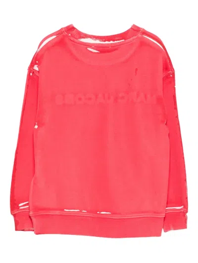 Marc Jacobs Logo-embroidered Sweatshirt In Red