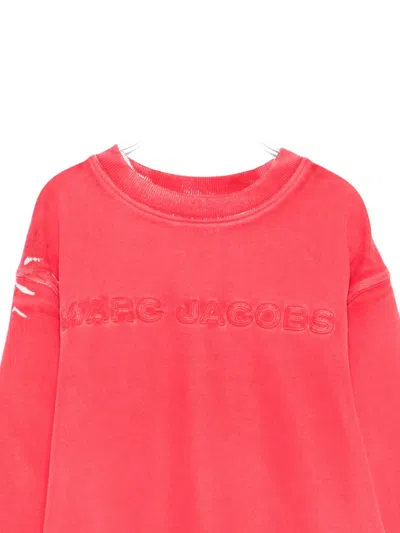 Marc Jacobs Logo-embroidered Sweatshirt In Red