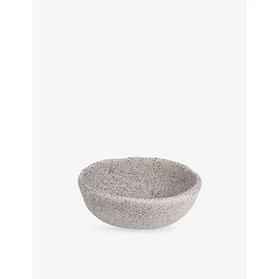Seletti Newlithic Porcelain Bowl 17cm In Gray