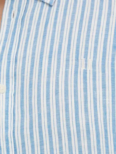 Les Deux Striped-pattern Shirt In Blue