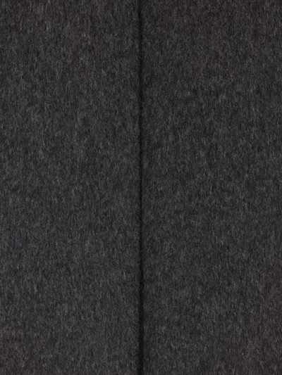 Caruso Wool Double-breasted Coat In Gray