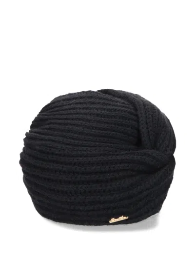 Borsalino Elsa Turban In Black
