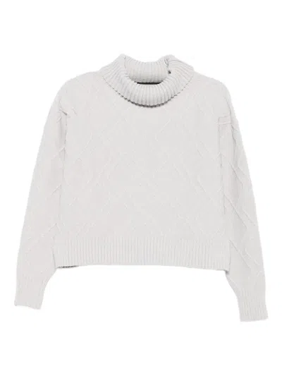 Rrd Roll-neck Sweater In White
