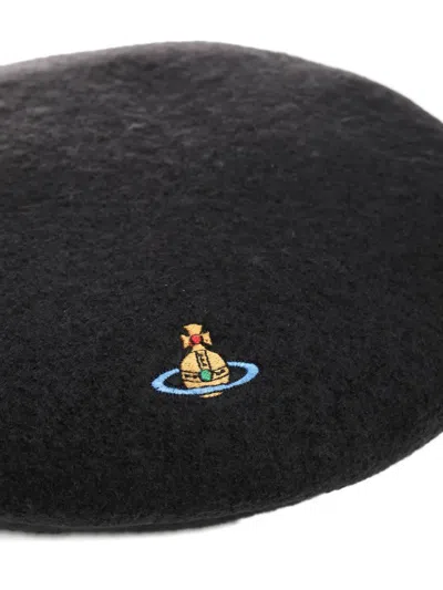 土星刺绣贝雷帽