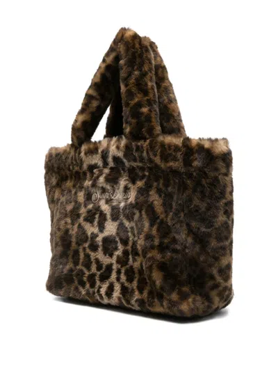 Mc2 Saint Barth Borsa Colette In Ecopelliccia Animalier Marrone In Multi