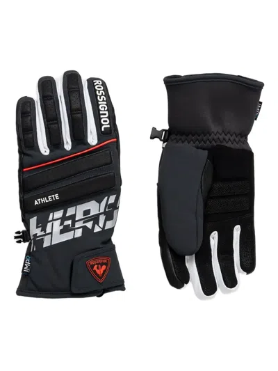 Rossignol Hero Master Logo-patch Ski Gloves In Gray