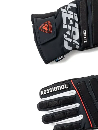 Rossignol Hero Master Logo-patch Ski Gloves In Gray