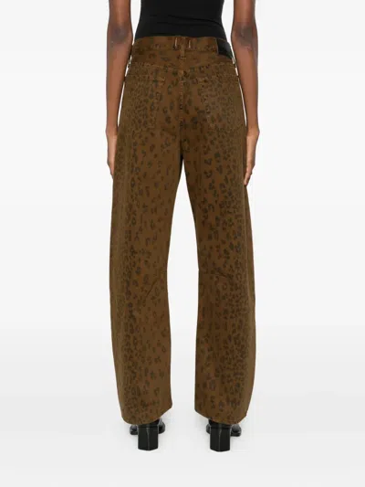 Citizen Of Humanity Citizens Of Humanity Miro Relaxed Tapered Jeans In Sepia Cheetah In Brown