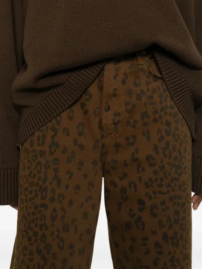 Citizen Of Humanity Citizens Of Humanity Miro Relaxed Tapered Jeans In Sepia Cheetah In Brown