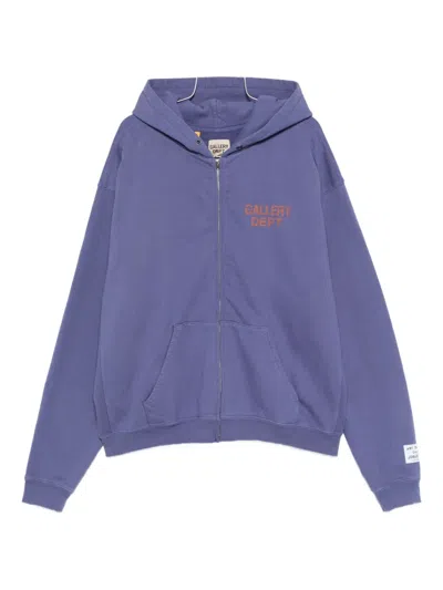 Gallery Dept. 90's Logo-print Hoodie In Purple