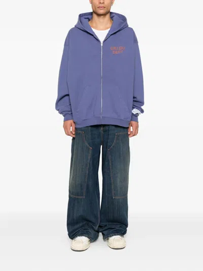 Gallery Dept. 90's Logo-print Hoodie In Purple