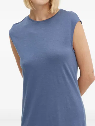 Icebreaker Sleeveless Round-neck Mini Dress In Blue