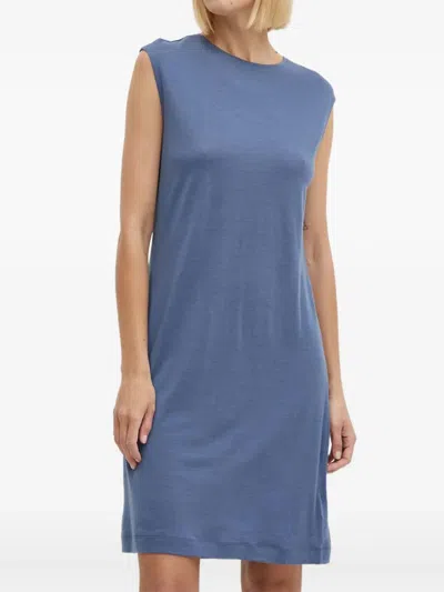 Icebreaker Sleeveless Round-neck Mini Dress In Blue