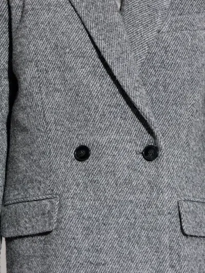 Iro Arianna Double-breasted Coat In Gray