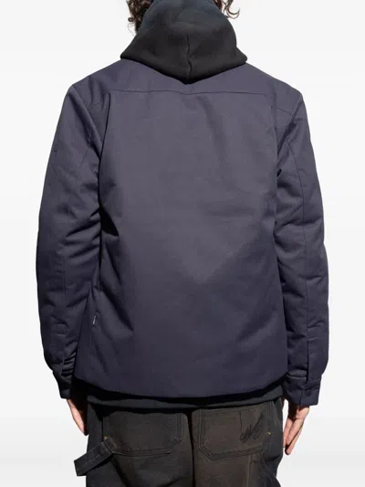 Save The Duck Button-up Overshirt In Blue