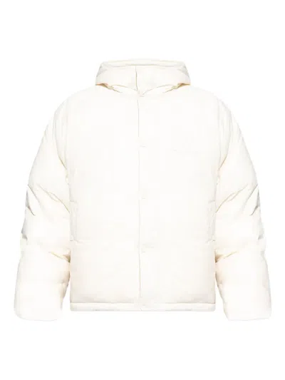 Amiri Hooded Logo Jacket In White