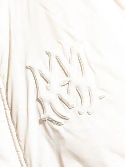 Amiri Hooded Logo Jacket In White