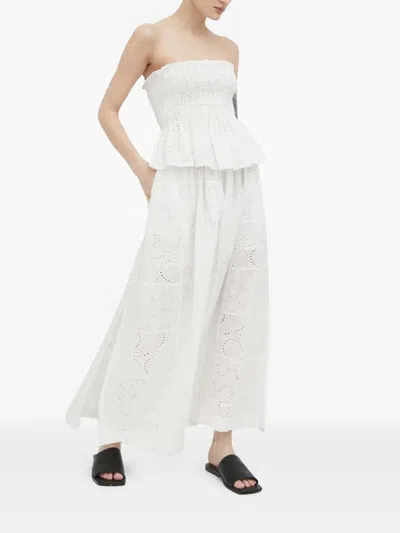 Herskind Smocked Top In White