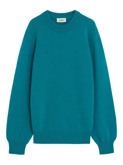 A Paper Kid Knitted Crew Neck Clothing In Green