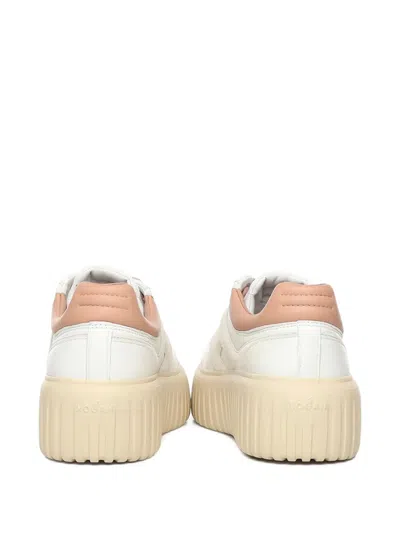 Hogan H-stripes Sneakers In White