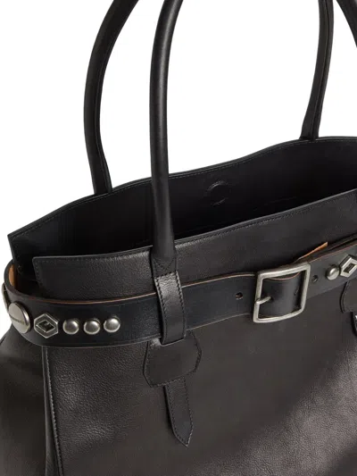 Dsquared2 Leather Tote Bag In Black