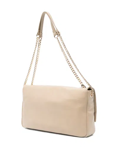 Twinset Structured Neutral Twin-set Handbag In Neutral