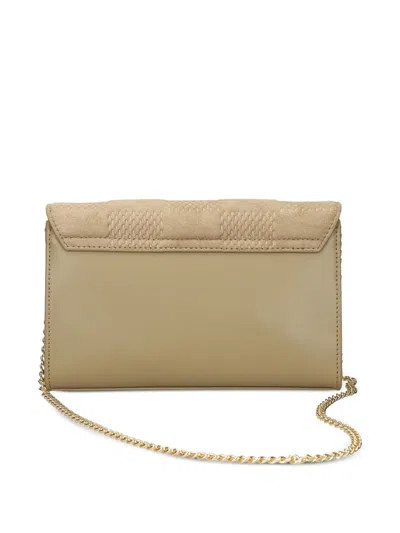 Love Moschino Chain-strap Logo-plaque Shoulder Bag In Neutral